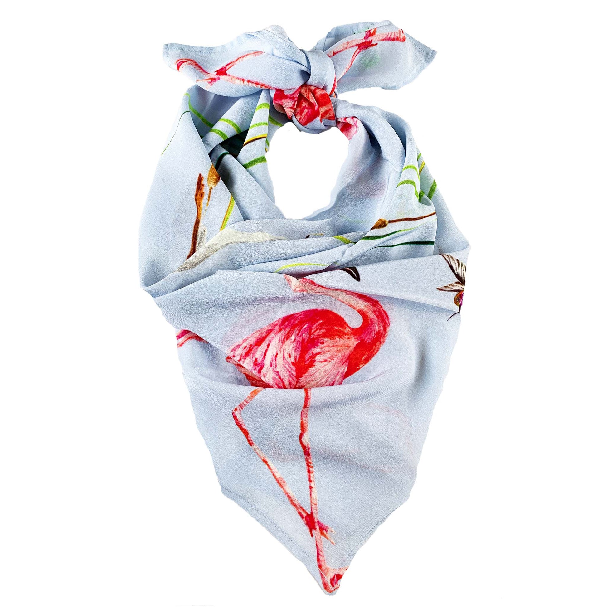 NATURAL FLAMINGO MINI NECK TIE