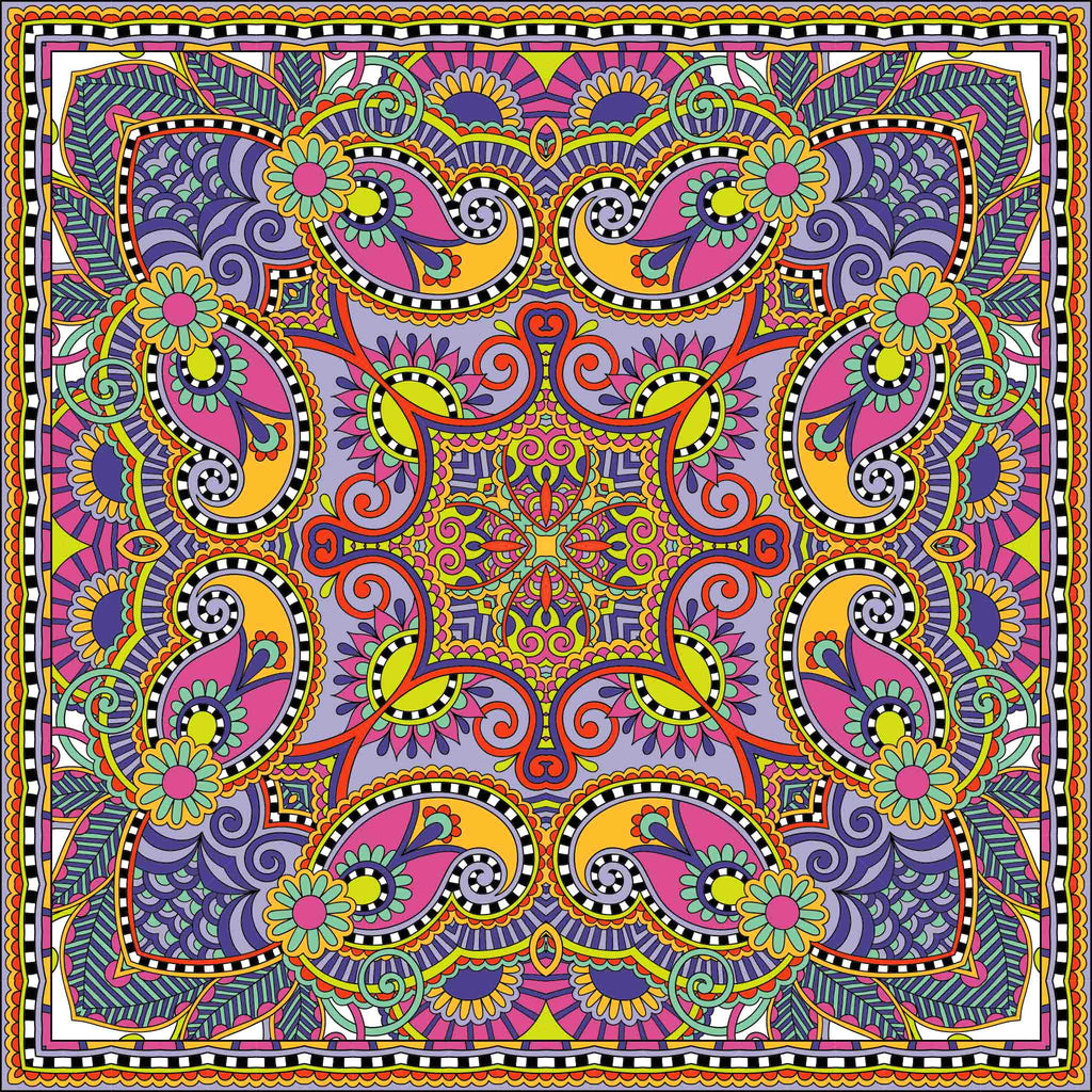 ETHNO PATTERN MINI NECK TIE