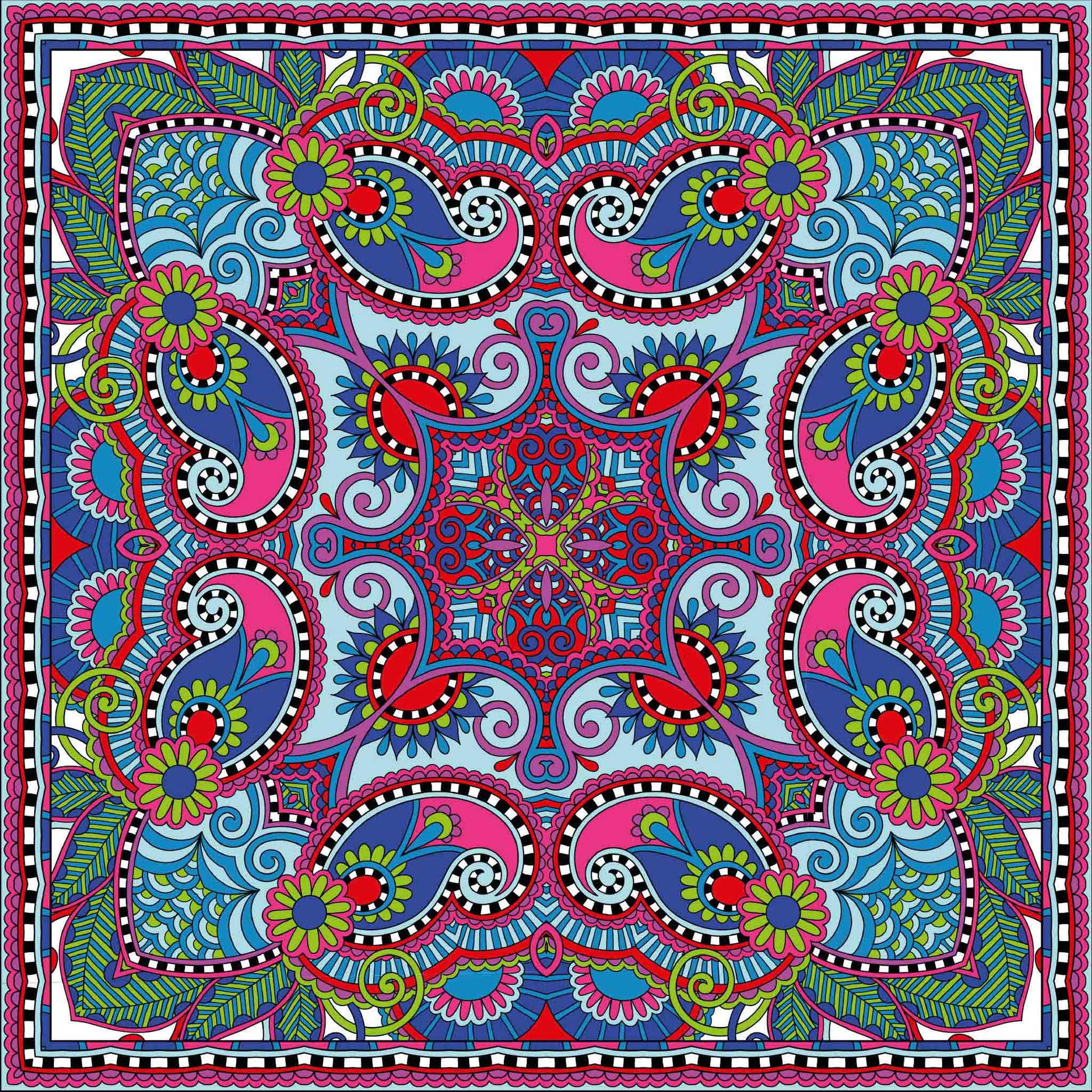 ETHNO PATTERN MINI NECK TIE