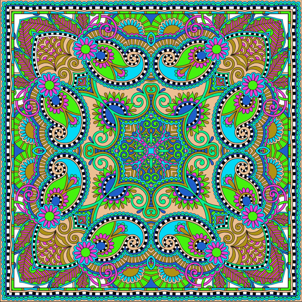 ETHNO PATTERN MINI NECK TIE