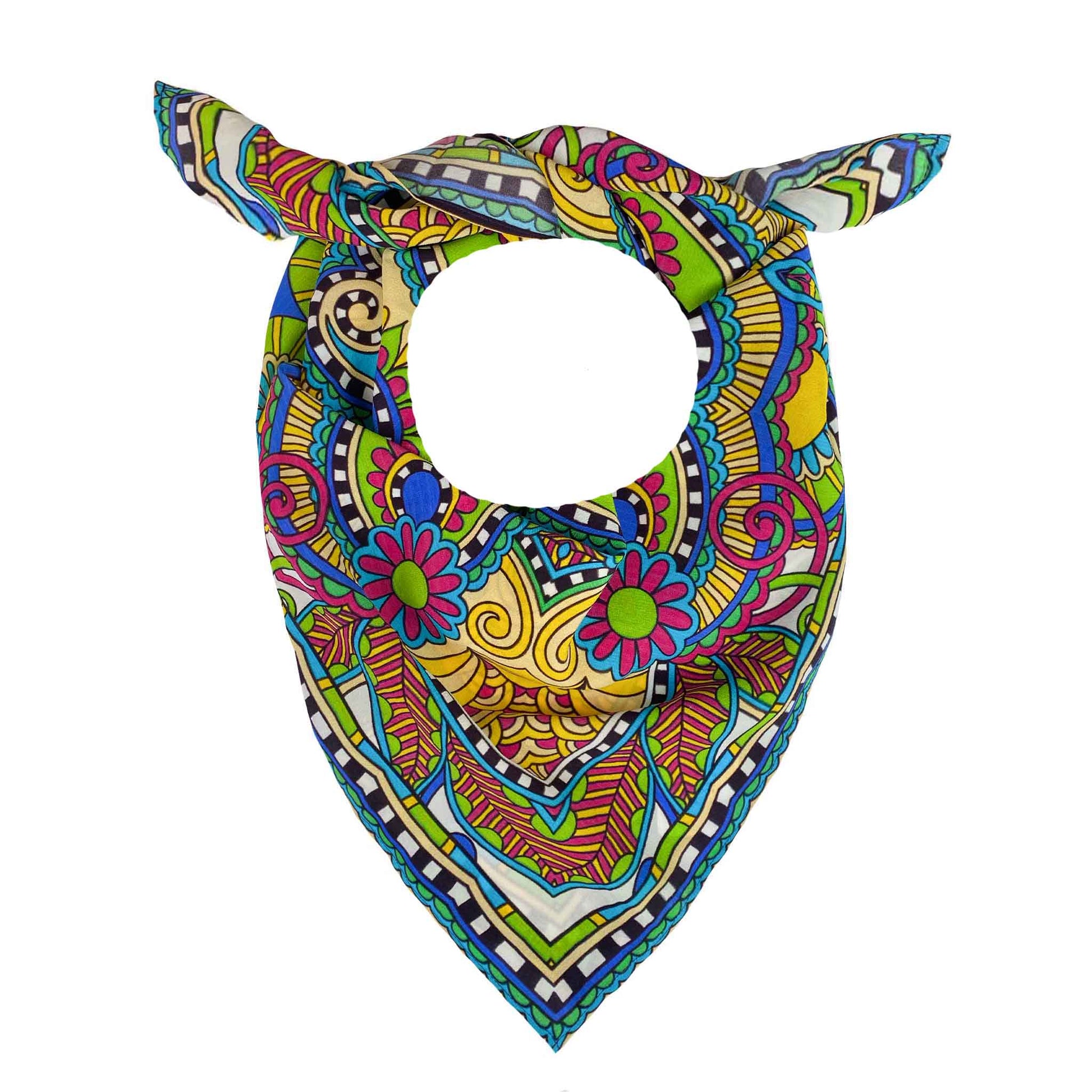 ETHNO PATTERN MINI NECK TIE