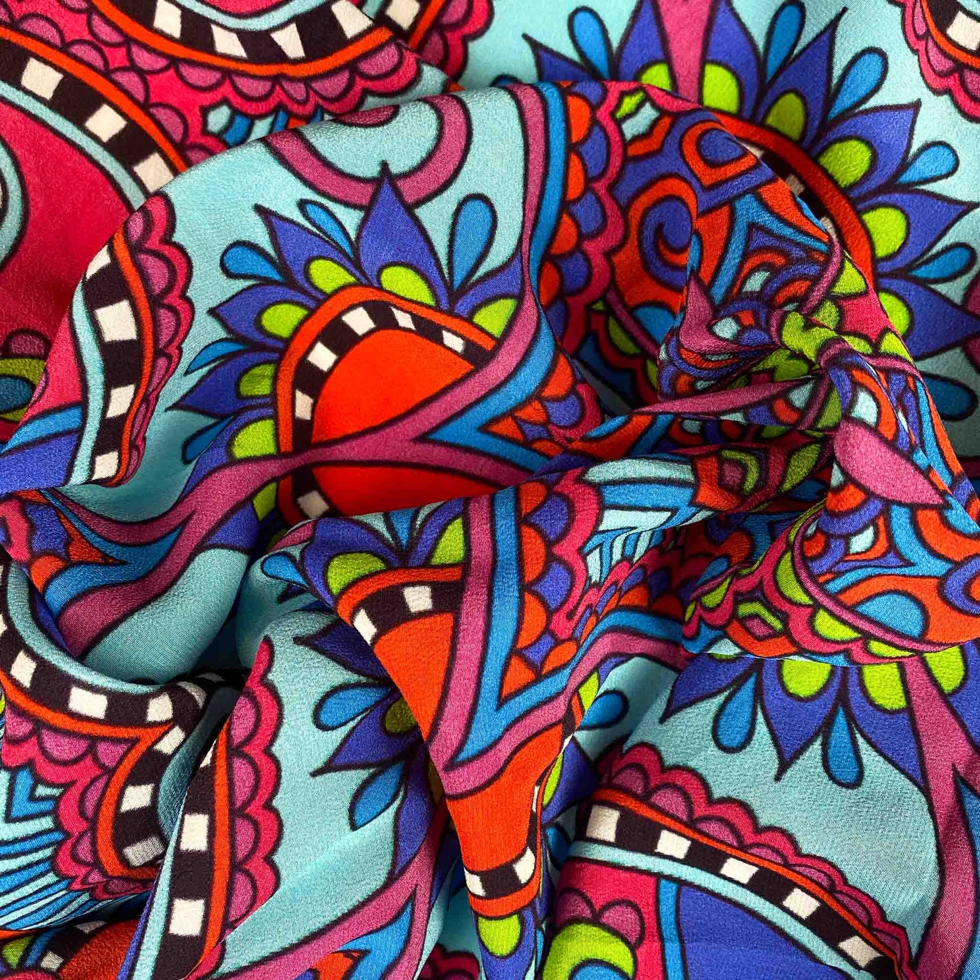 ETHNO PATTERN MINI NECK TIE