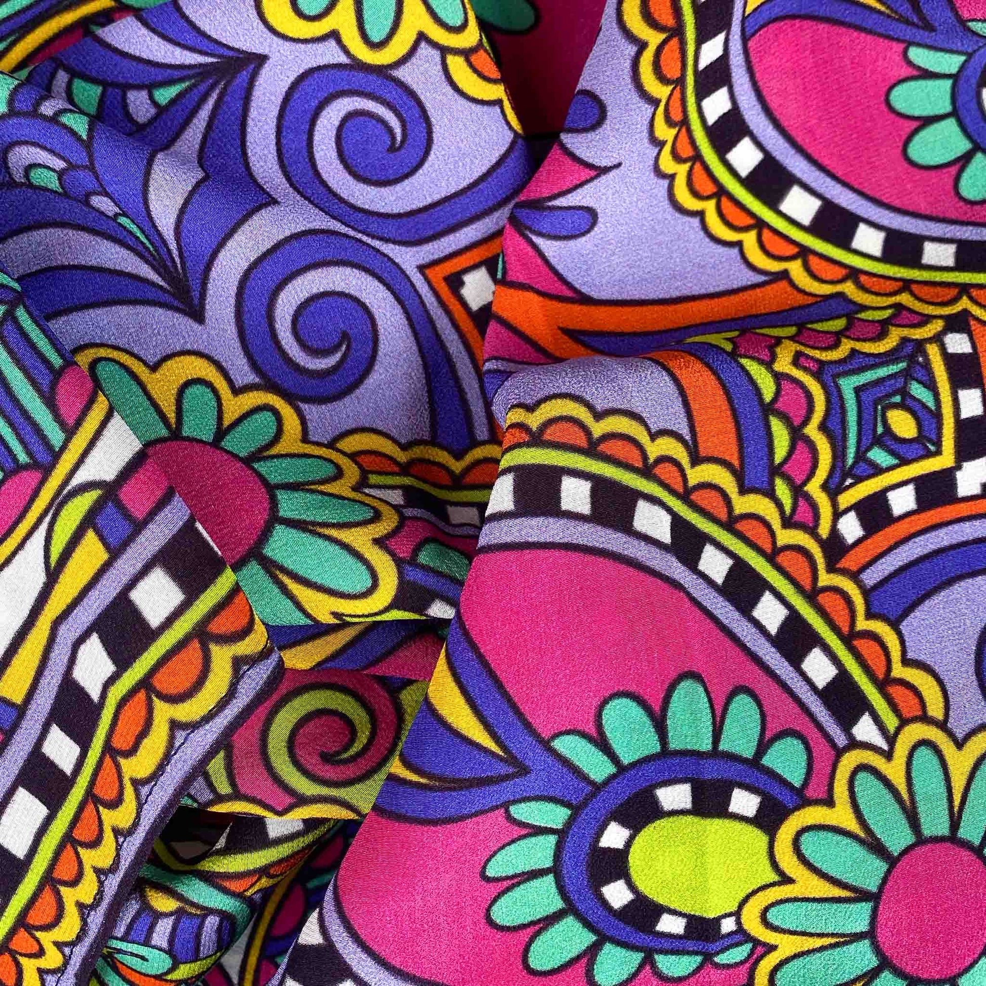ETHNO PATTERN MINI NECK TIE