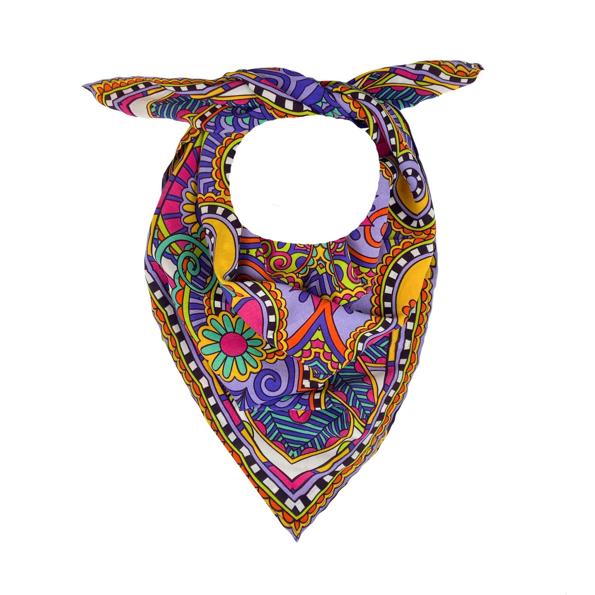 ETHNO PATTERN MINI NECK TIE