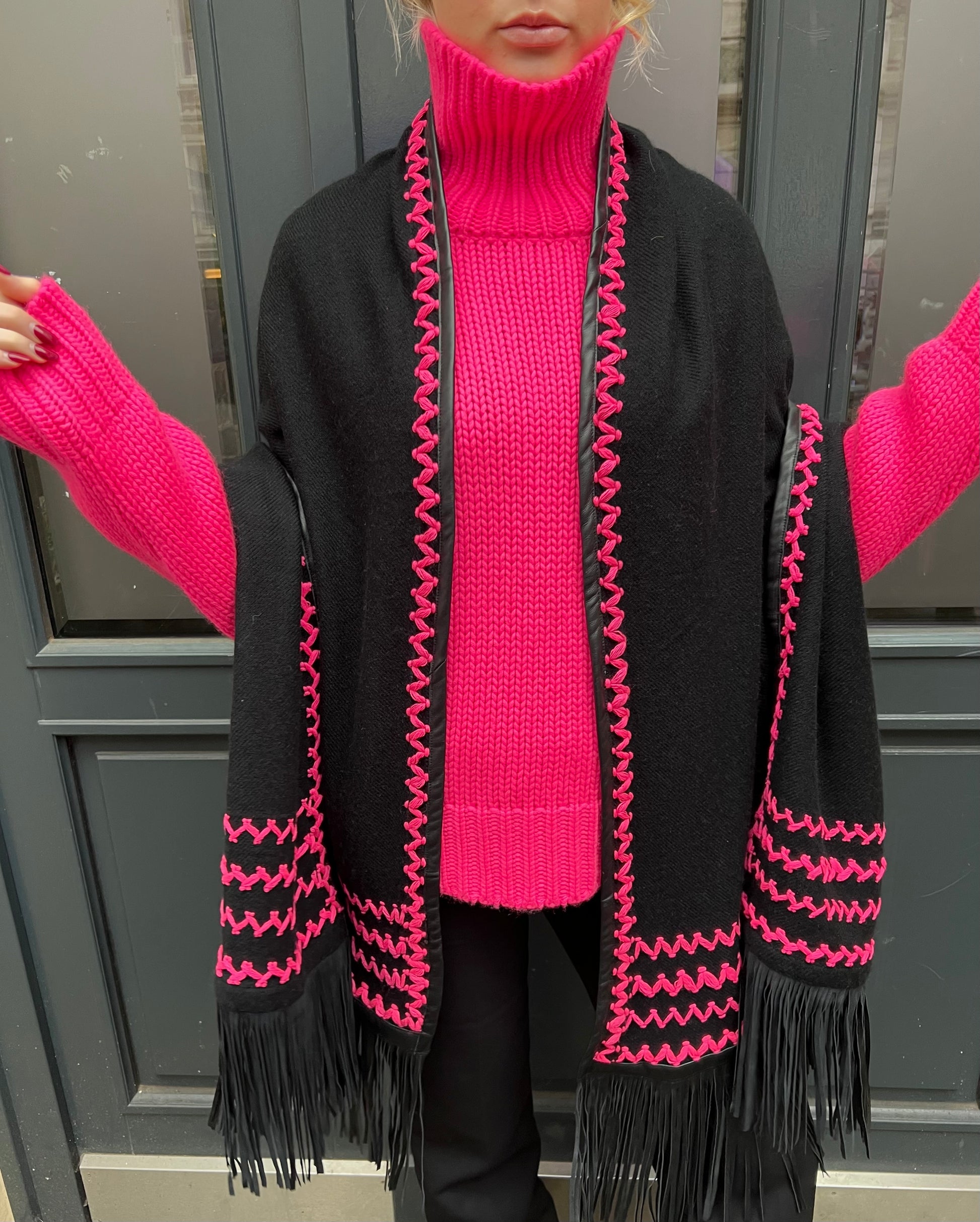 STARS CAPE - pink