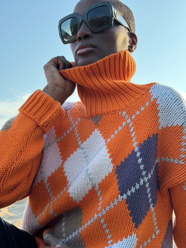 GABRIELLE EXTRA DIAMOND SWEATER OS