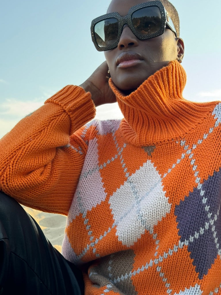 GABRIELLE EXTRA DIAMOND SWEATER OS