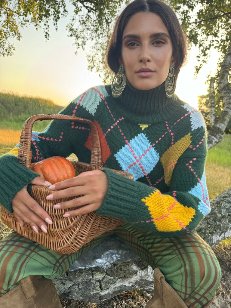 GABRIELLE EXTRA DIAMOND SWEATER OS