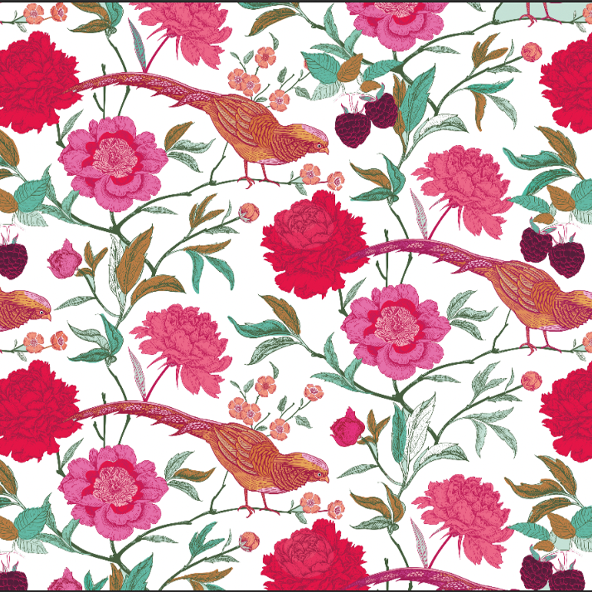 BIRD PARADISE MINI NECK TIE