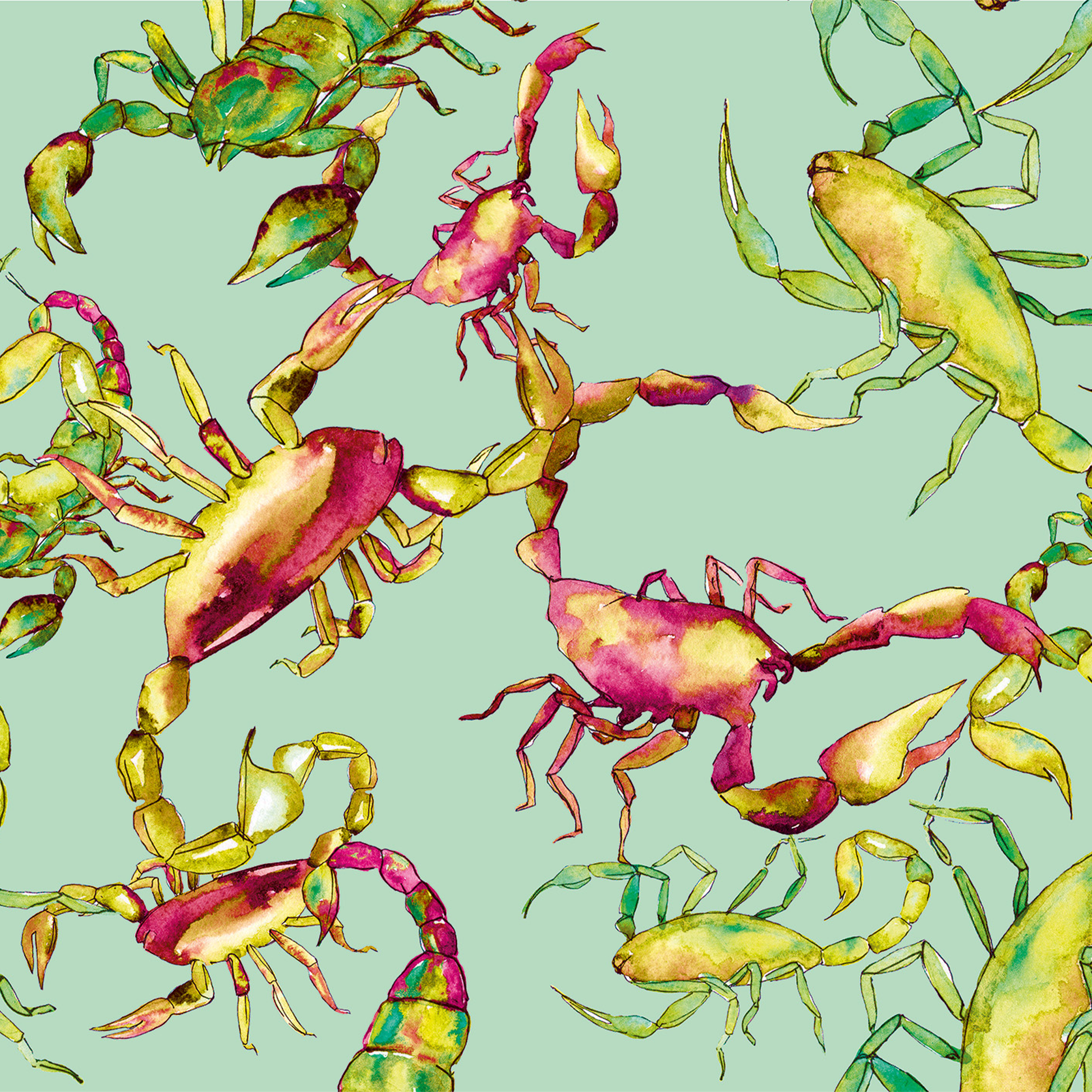 SCORPION MINI NECK TIE