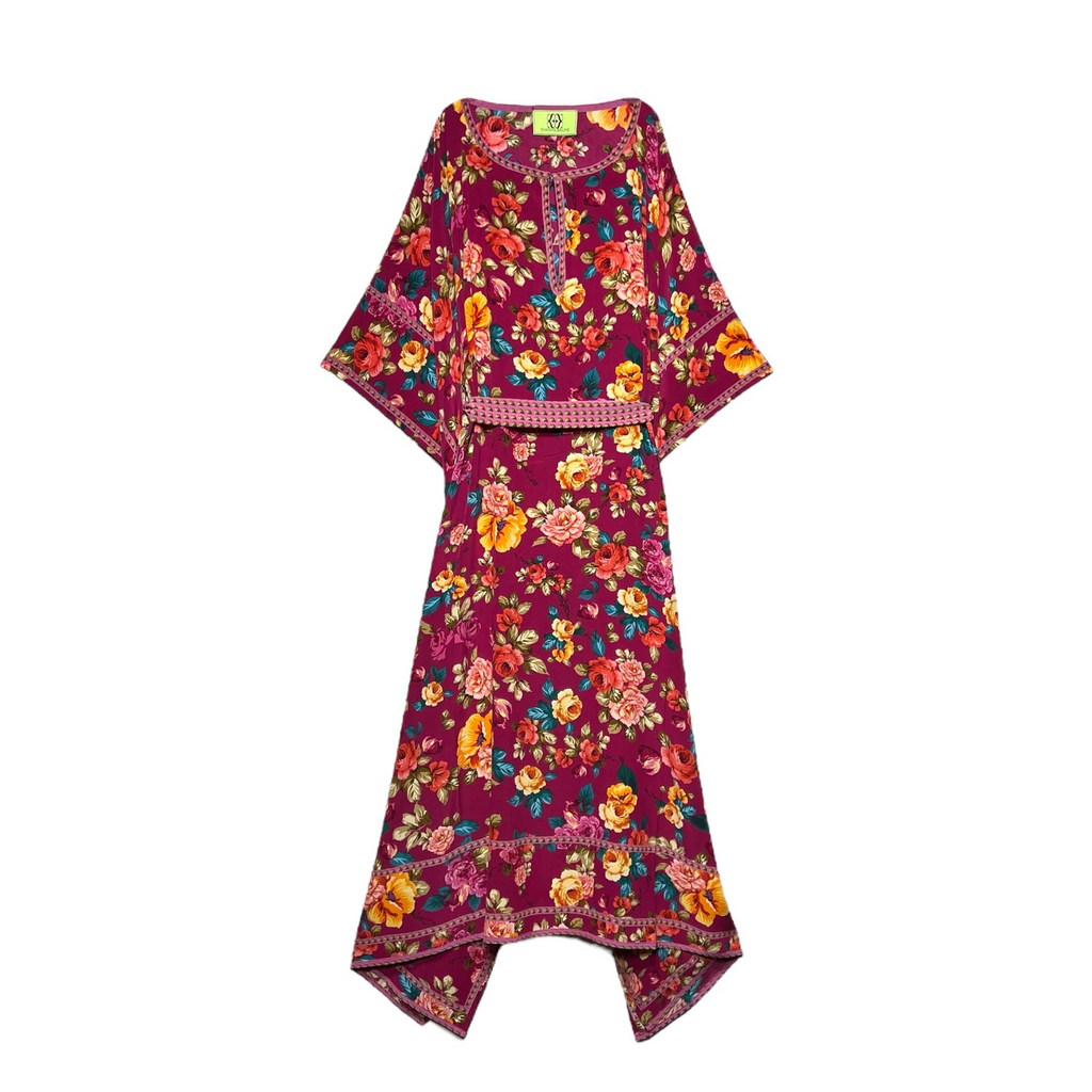 FLORIA CABA SILK TUNIC - pink