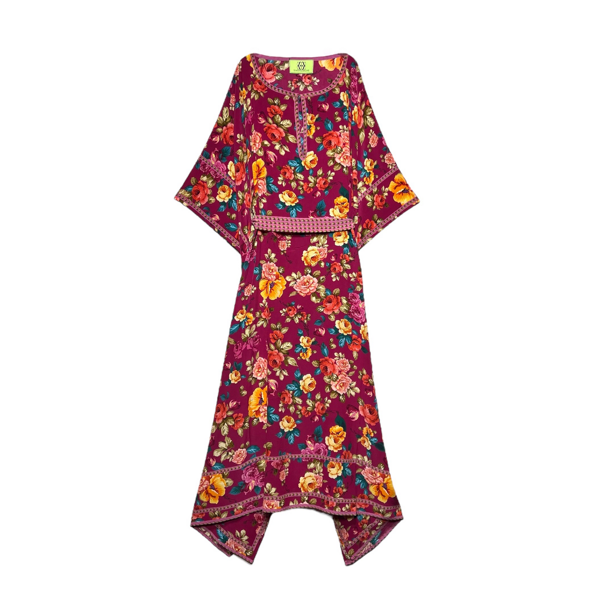 FLORIA CABA SILK TUNIC - pink