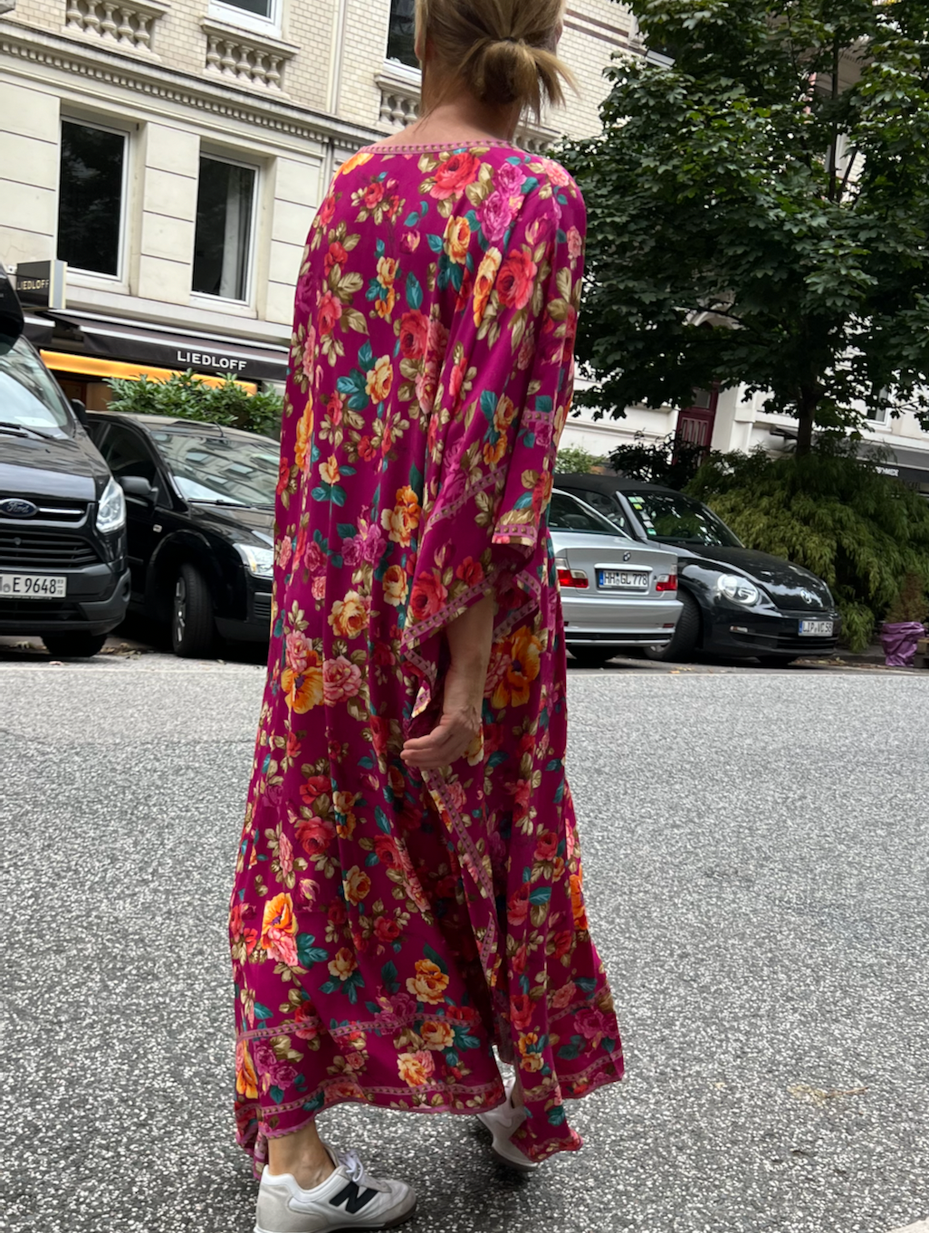 FLORIA CABA SILK TUNIC - pink