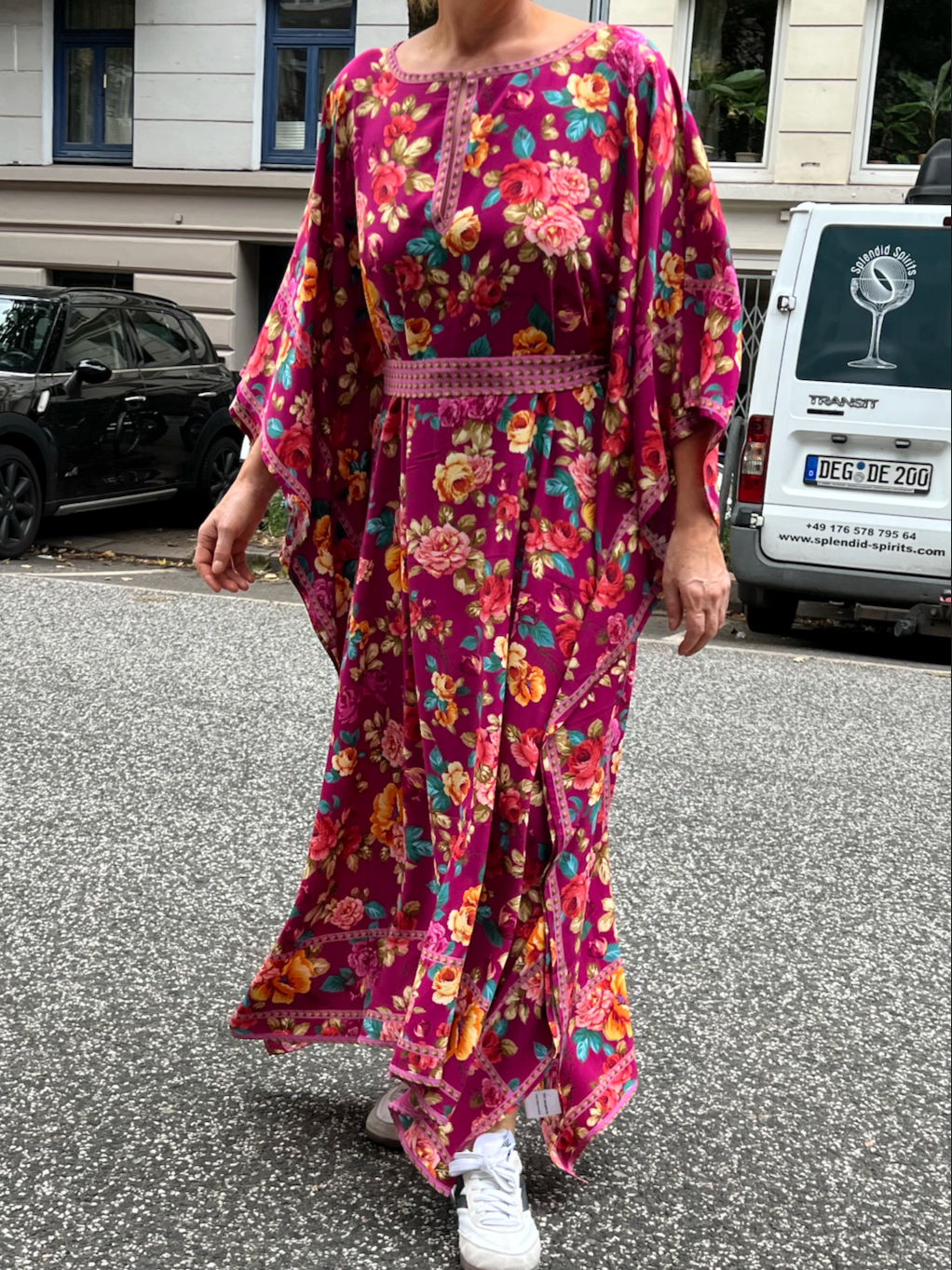FLORIA CABA SILK TUNIC - pink