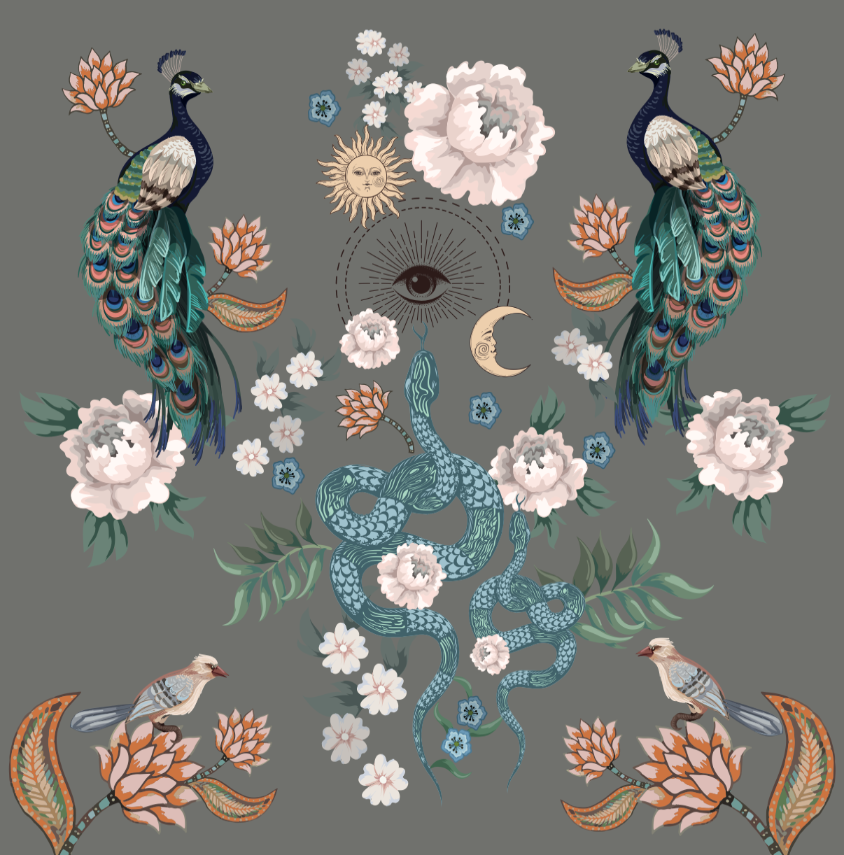 PEAFOWL PRINCESS DRESS