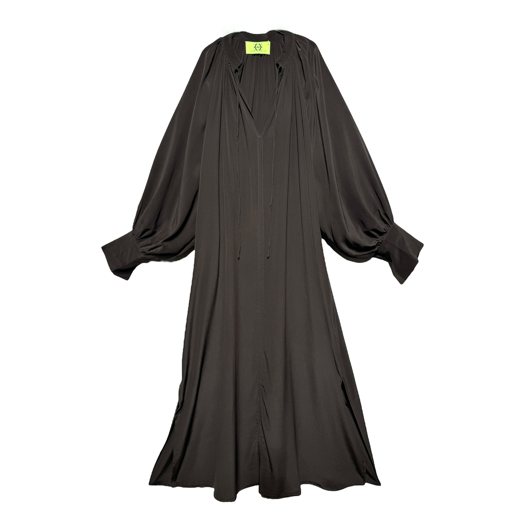 PLAIN SARA DRESS SILK STRETCH