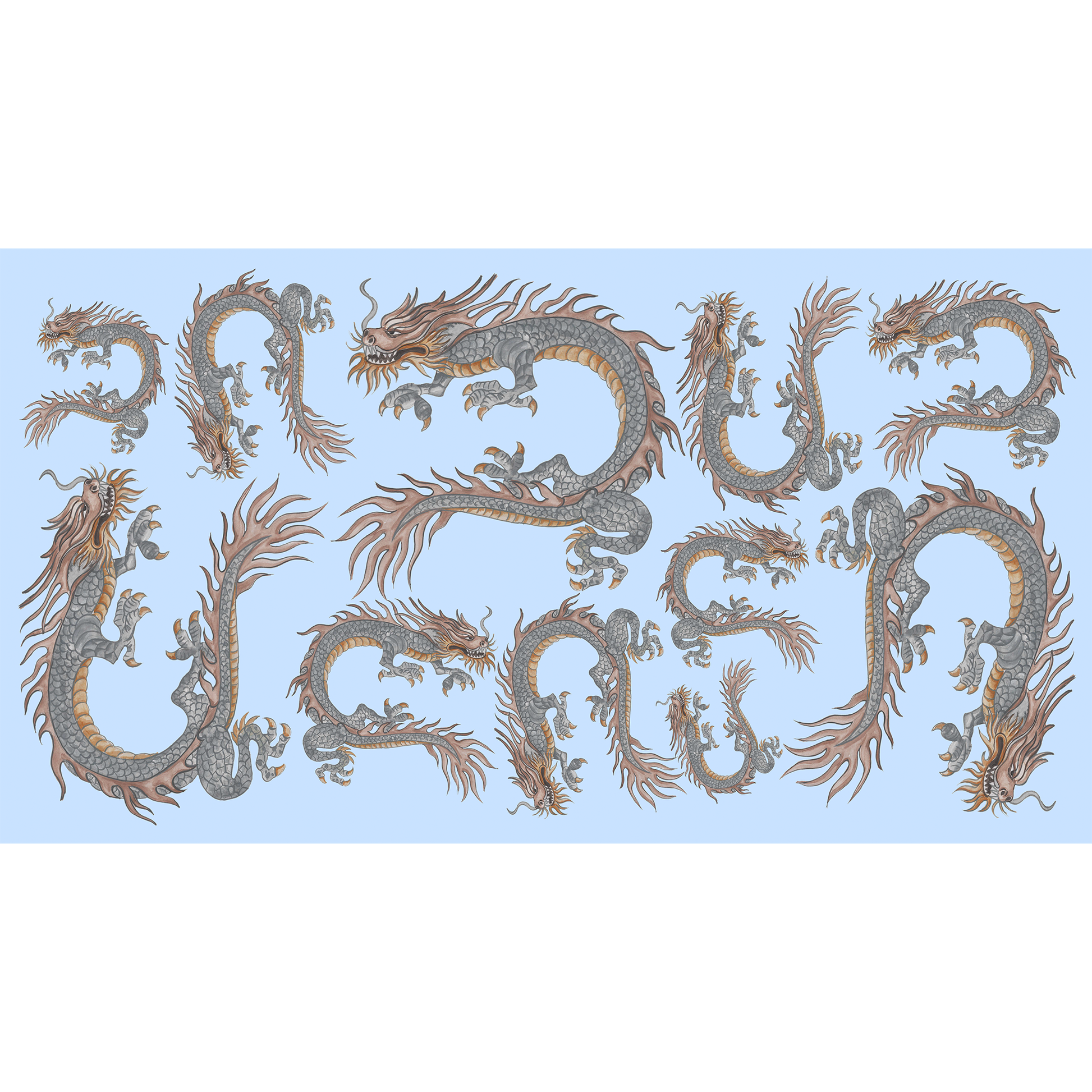 DRAGON CASHMERE SCARF