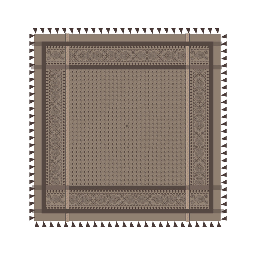 DESERT SCARF - taupe/brown