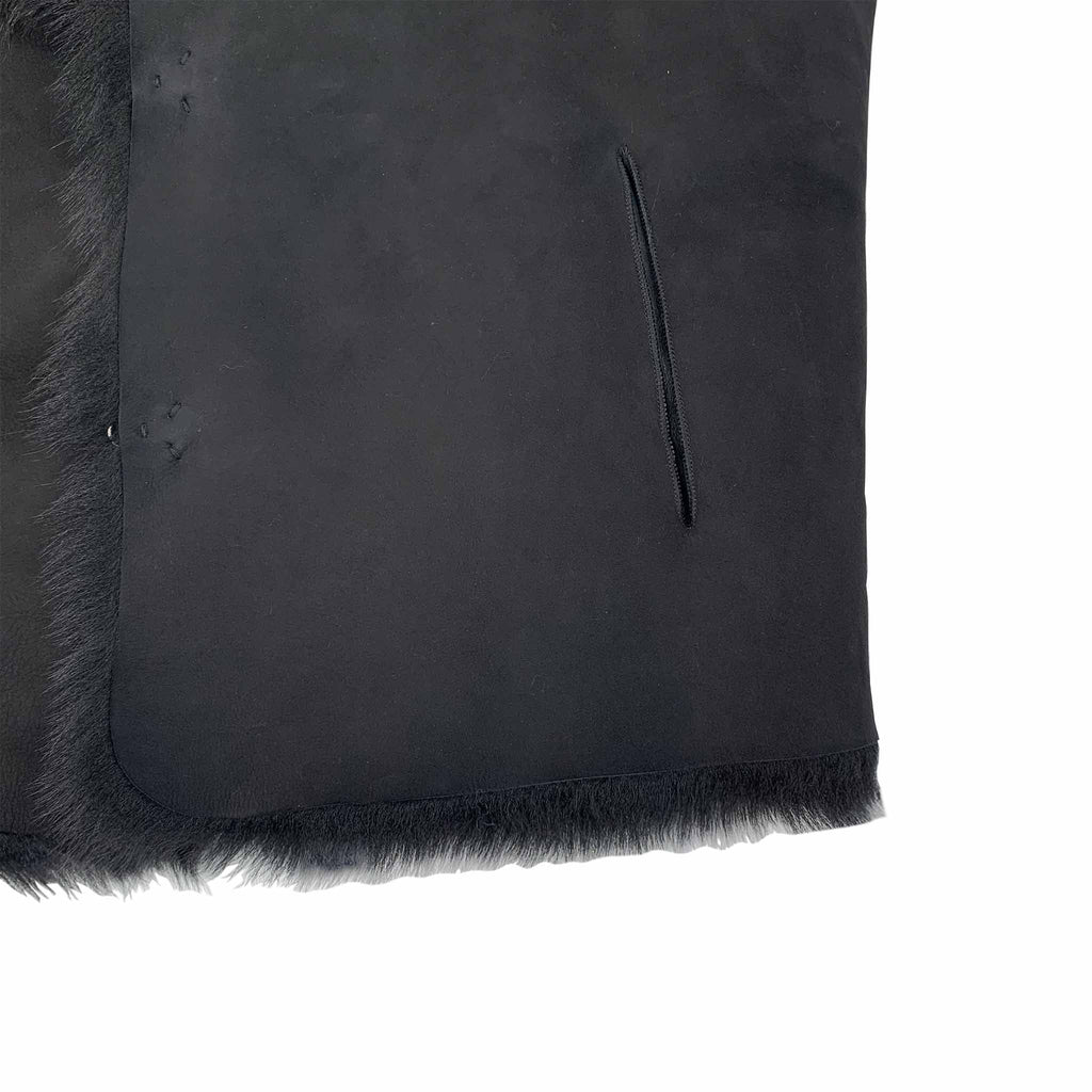 TOSCANA LAMBSKIN VEST - black