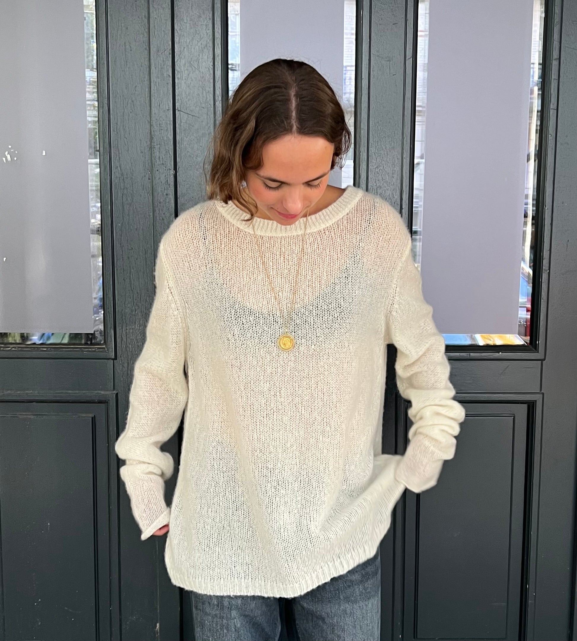 LIA SWEATER - ivory
