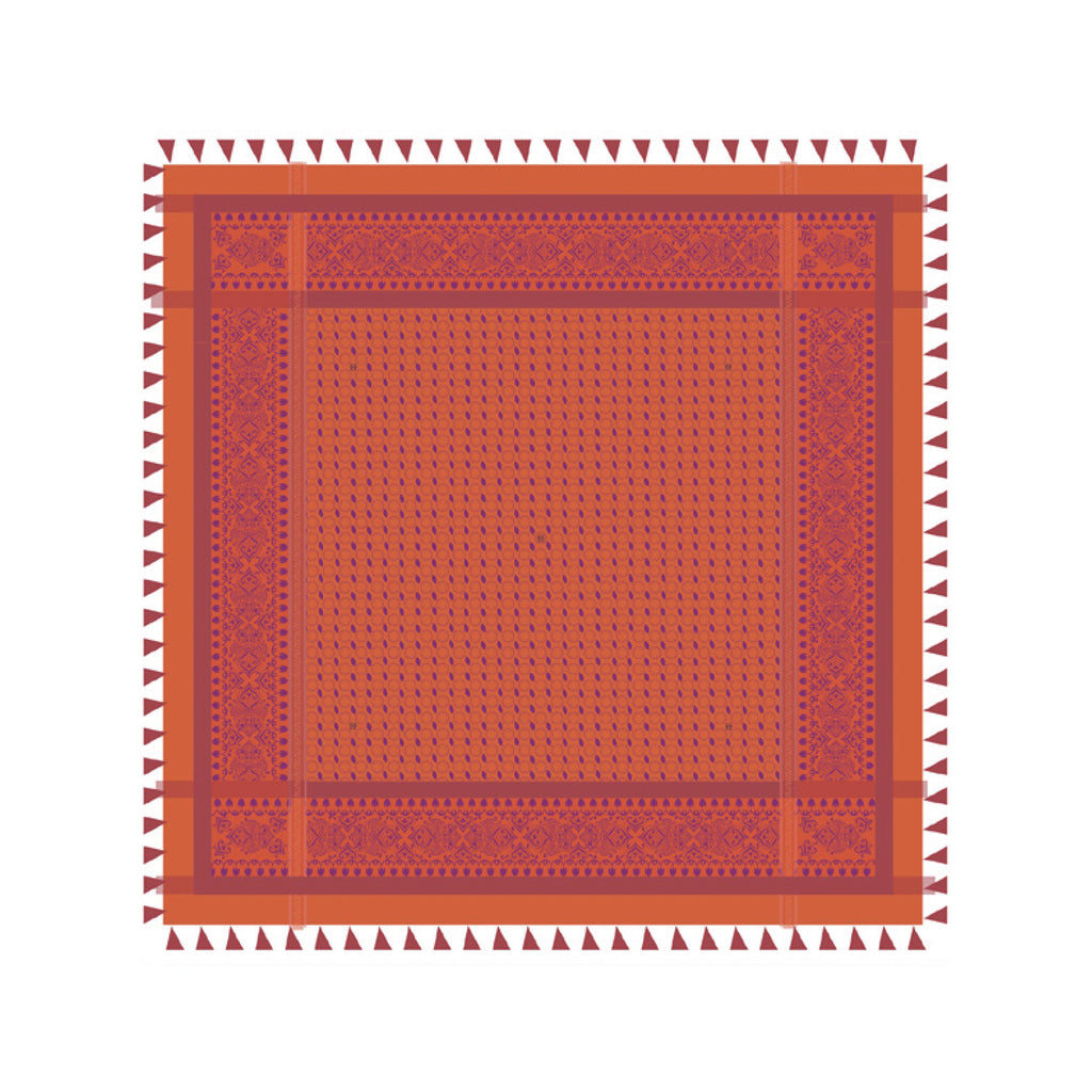DESERT SCARF - orange/purple