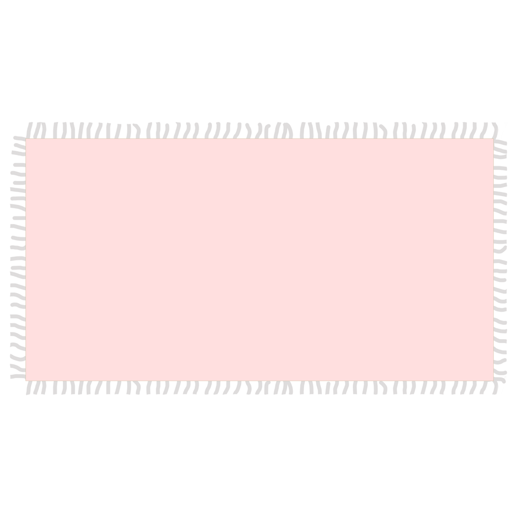 FELTED SCARF WITH FRINGES - light rose