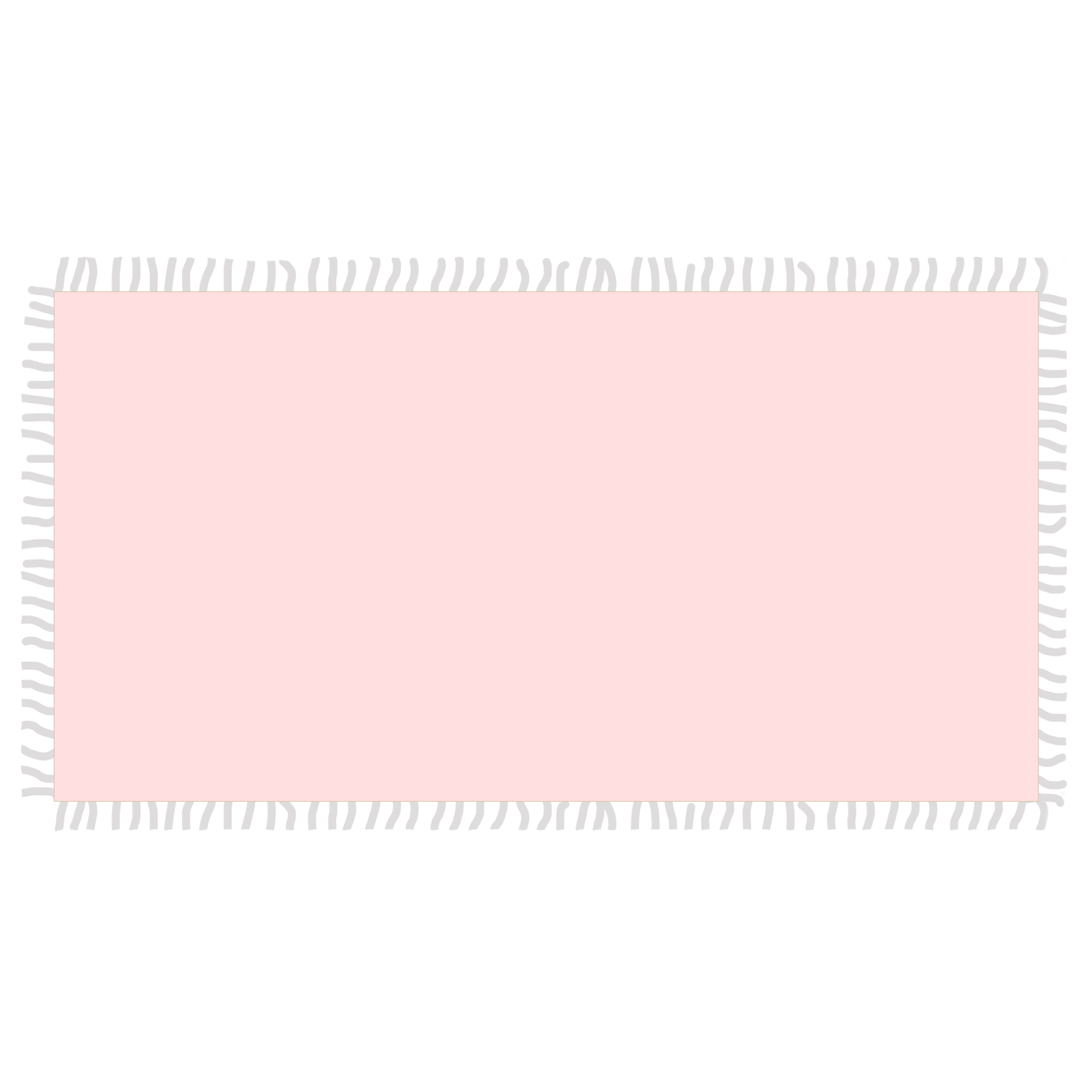 FELTED SCARF WITH FRINGES - light rose