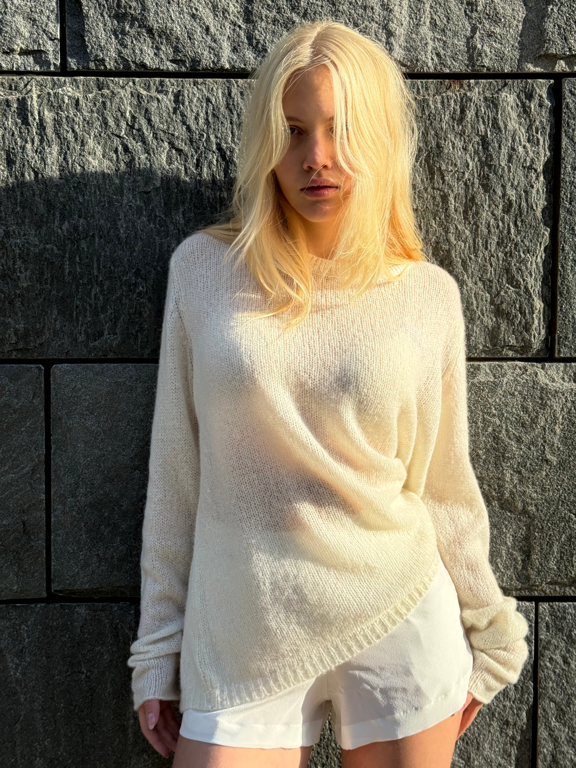 LIA SWEATER - ivory