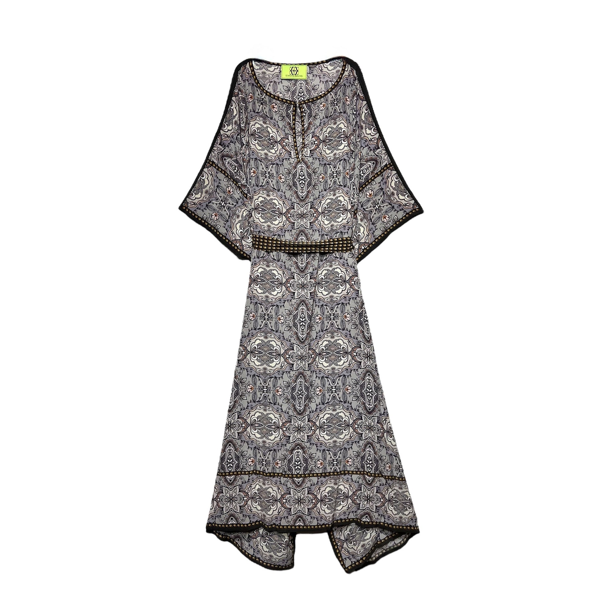 ERENO CABA SILK TUNIC - grey