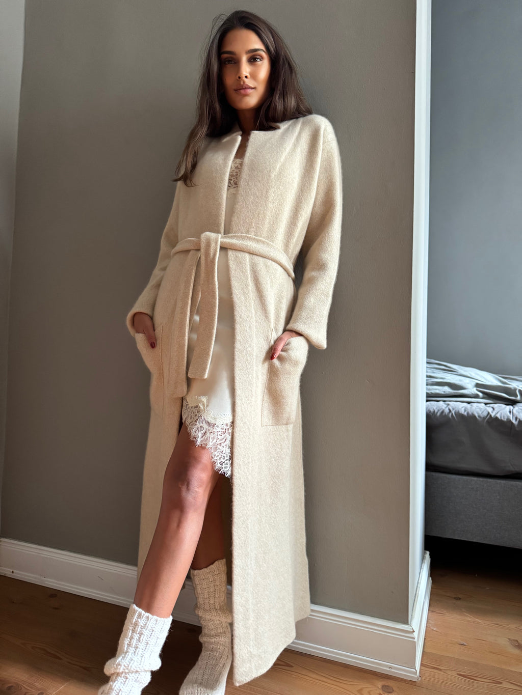 MAISON CARDIGAN - WHEAT