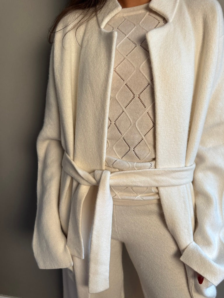 MAISON CARDIGAN - CHALK