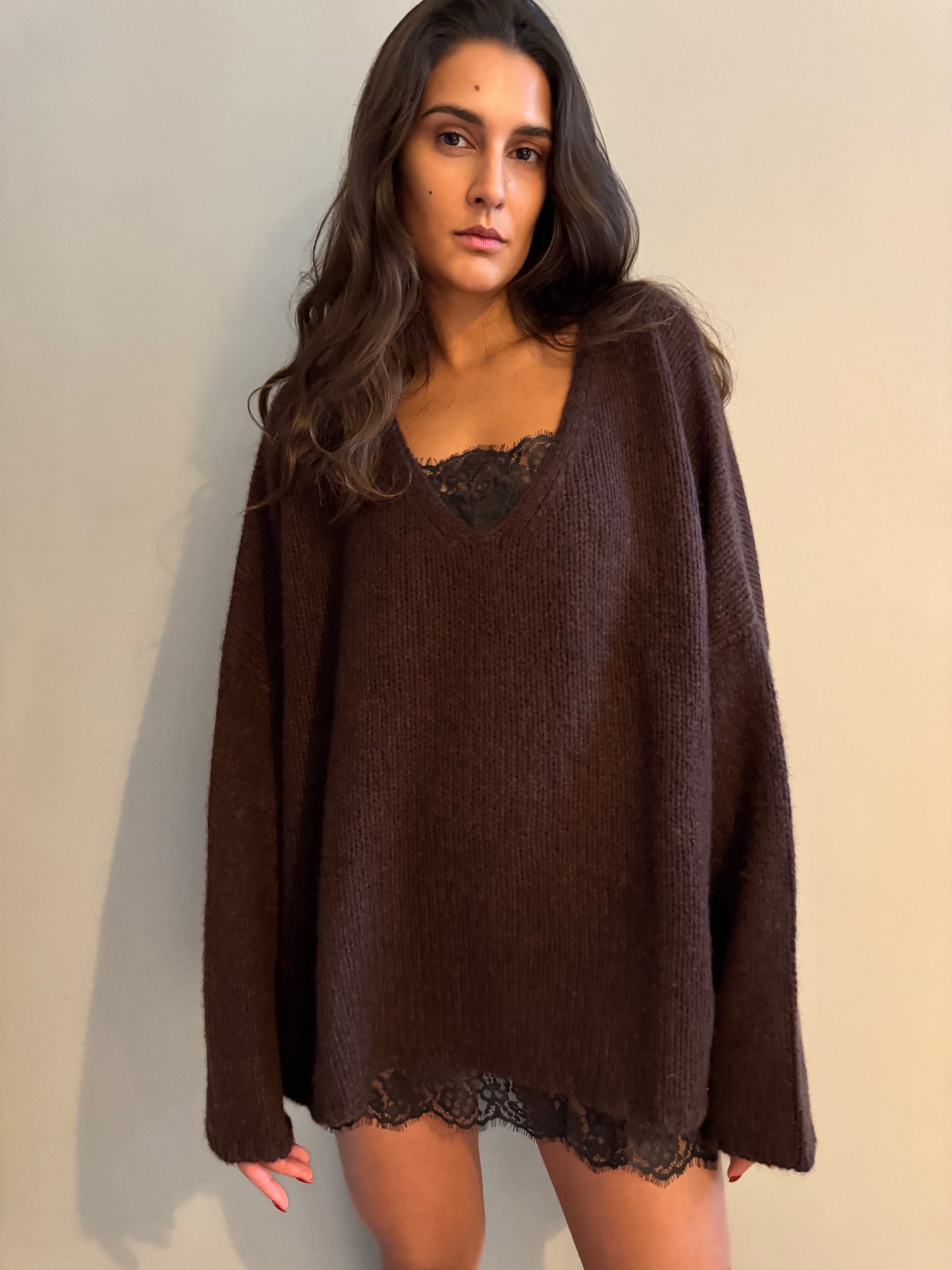 NELLI SWEATER - AMERICANO