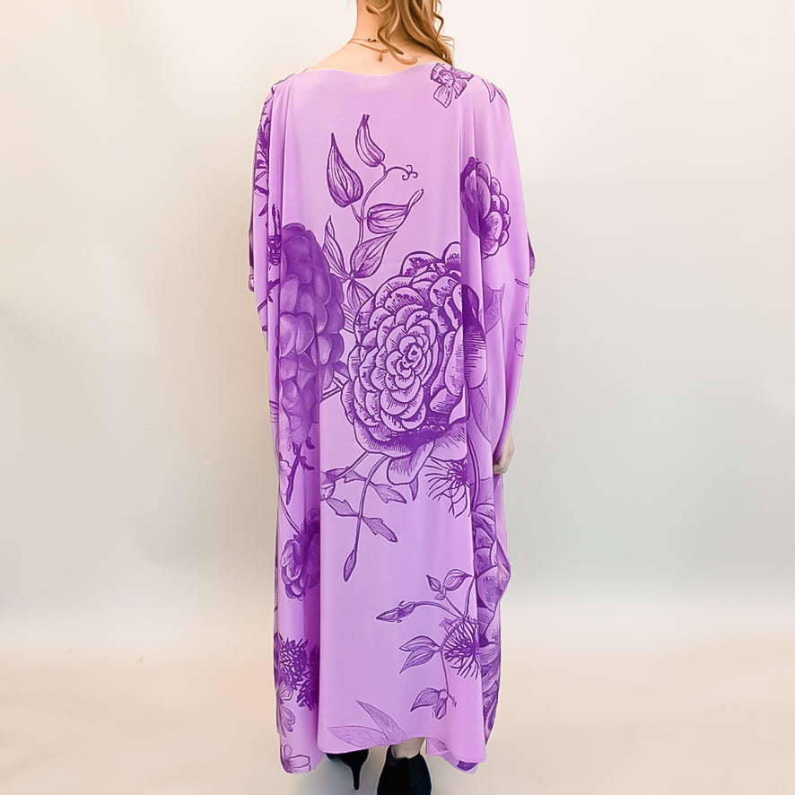 FLOWER EXPLOSION EVENING DRESS