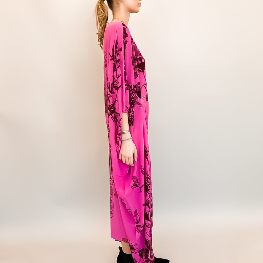 FLOWER EXPLOSION EVENING DRESS