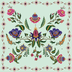 ETHNO FLORAL MINI NECK TIE