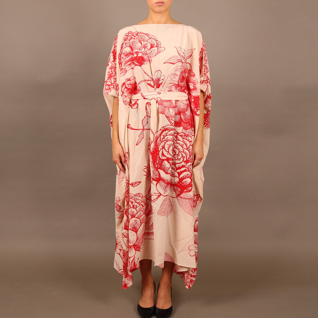 FLOWER EXPLOSION EVENING DRESS