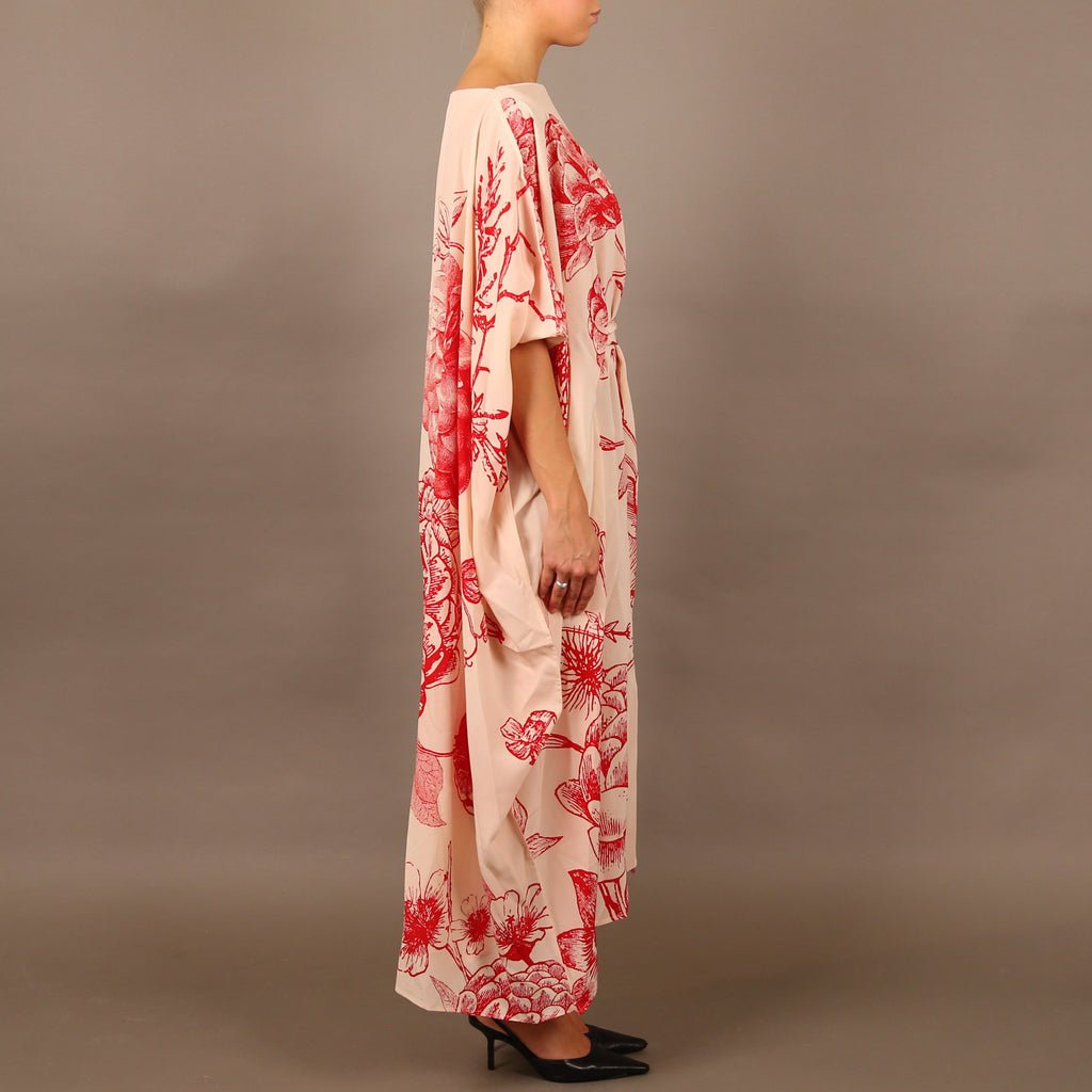FLOWER EXPLOSION EVENING DRESS