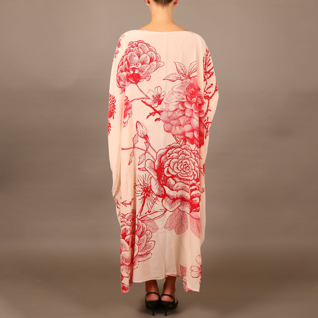 FLOWER EXPLOSION EVENING DRESS