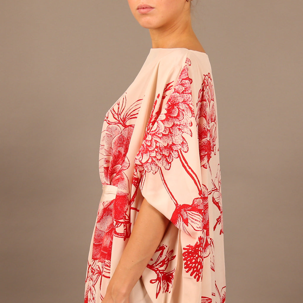 FLOWER EXPLOSION EVENING DRESS