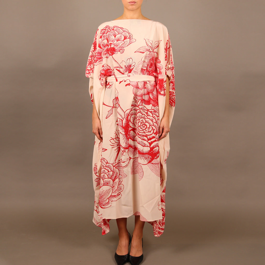 FLOWER EXPLOSION EVENING DRESS