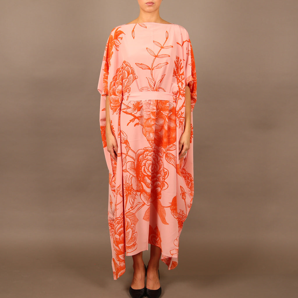 FLOWER EXPLOSION EVENING DRESS