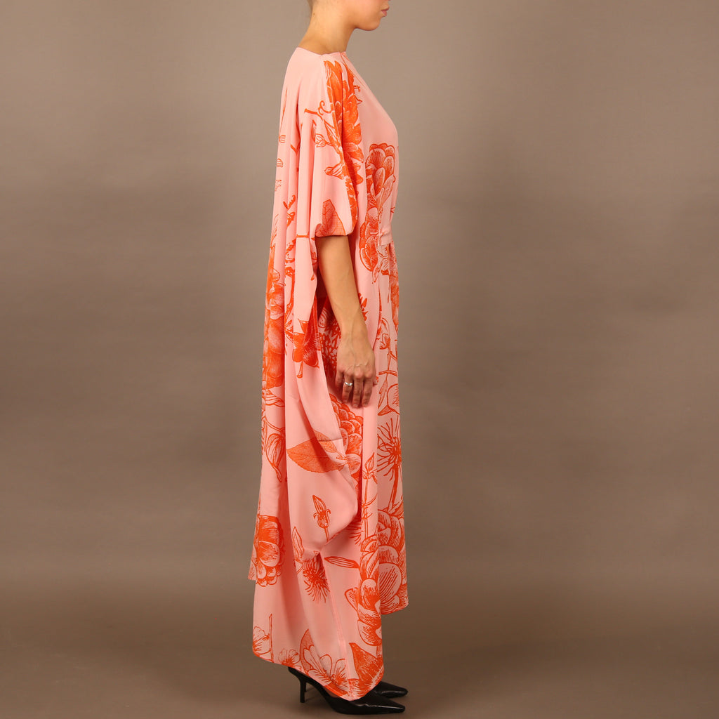 FLOWER EXPLOSION EVENING DRESS