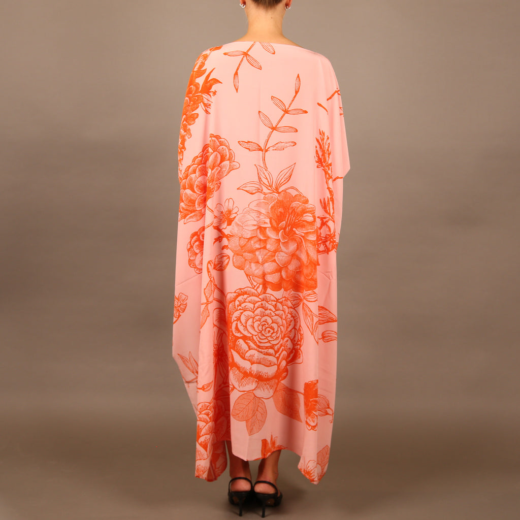 FLOWER EXPLOSION EVENING DRESS