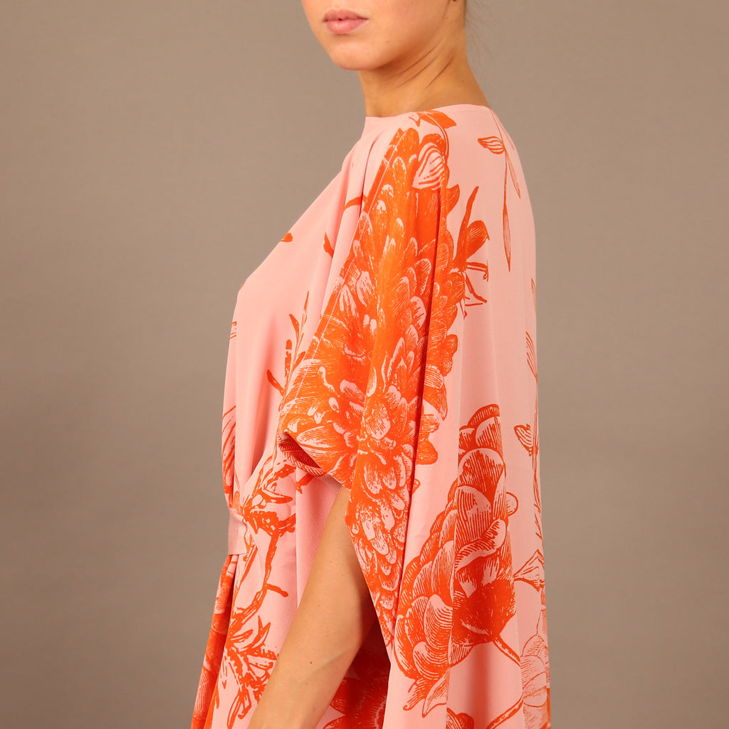 FLOWER EXPLOSION EVENING DRESS
