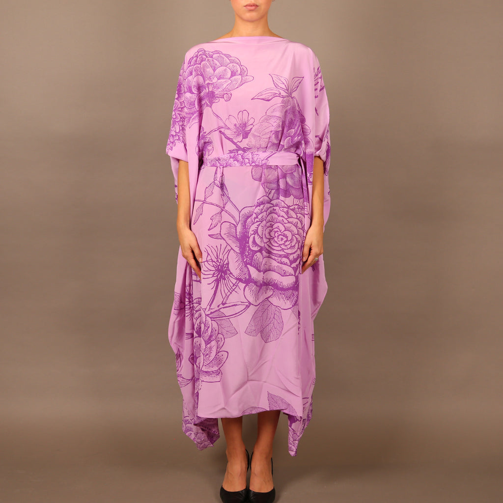FLOWER EXPLOSION EVENING DRESS