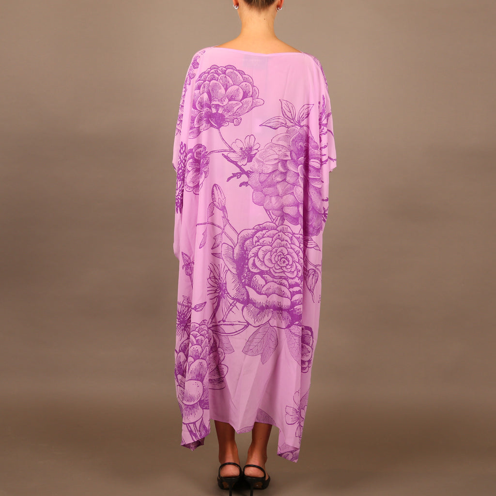 FLOWER EXPLOSION EVENING DRESS