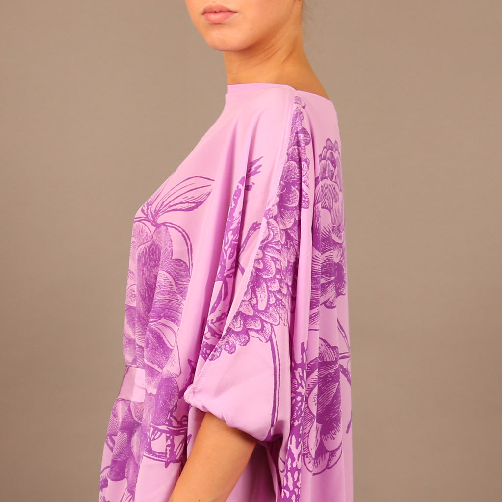 FLOWER EXPLOSION EVENING DRESS