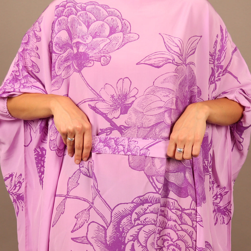 FLOWER EXPLOSION EVENING DRESS