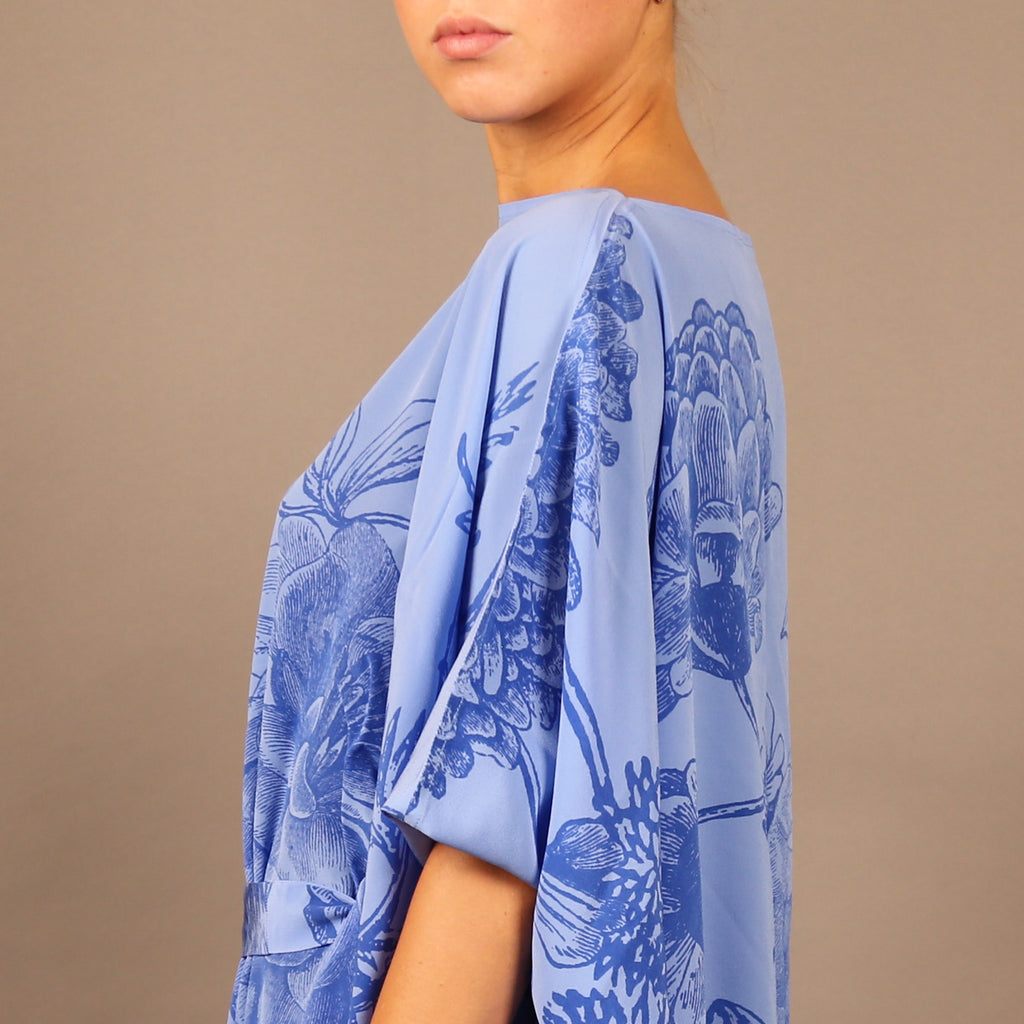 FLOWER EXPLOSION EVENING DRESS