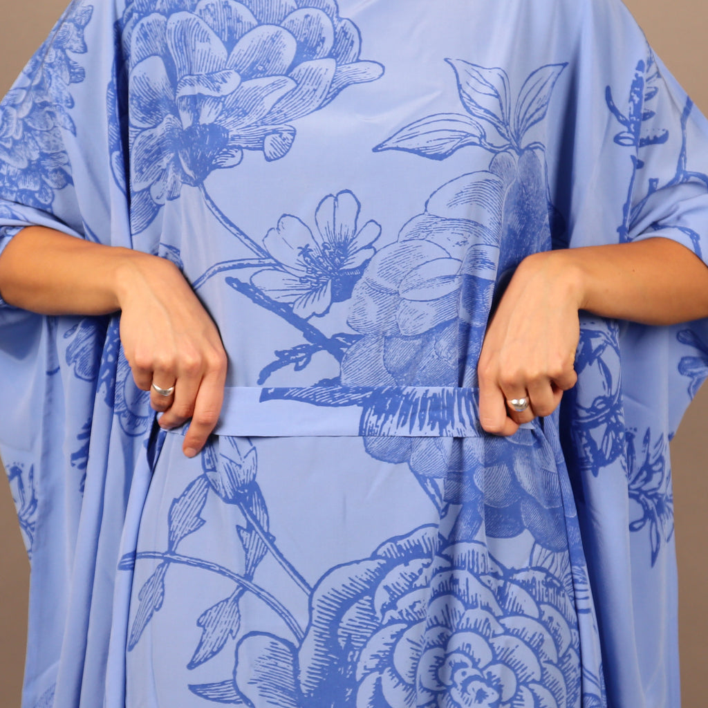 FLOWER EXPLOSION EVENING DRESS
